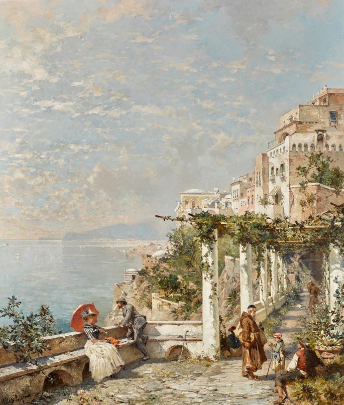 Franz Richard Unterberger - The Amalfi Coast | MasterArt